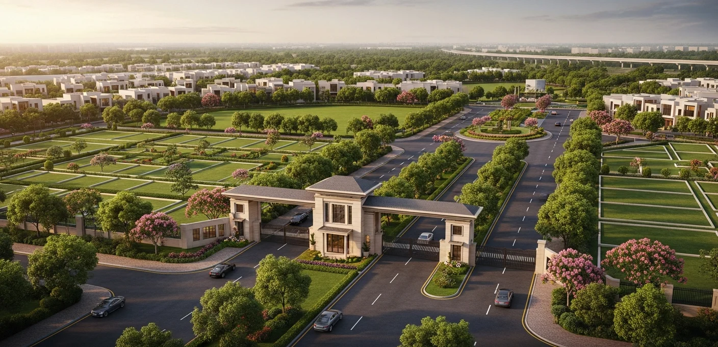 Karjat Chowk Signature Estate Landscape and View Corridors